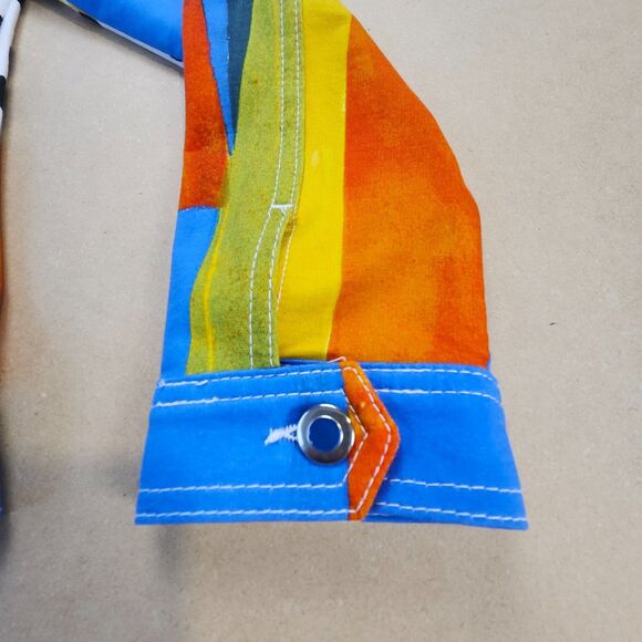 Simply Art by Dolcezza Jacket Multi-Color Abstract Print Artsy Blazer Size Small - Picture 8 of 12